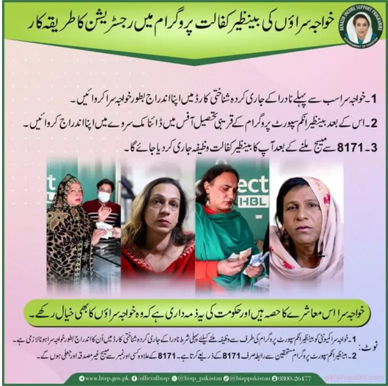 How to Apply for the Benazir Income Support Program (BISP) for Transgender Individuals