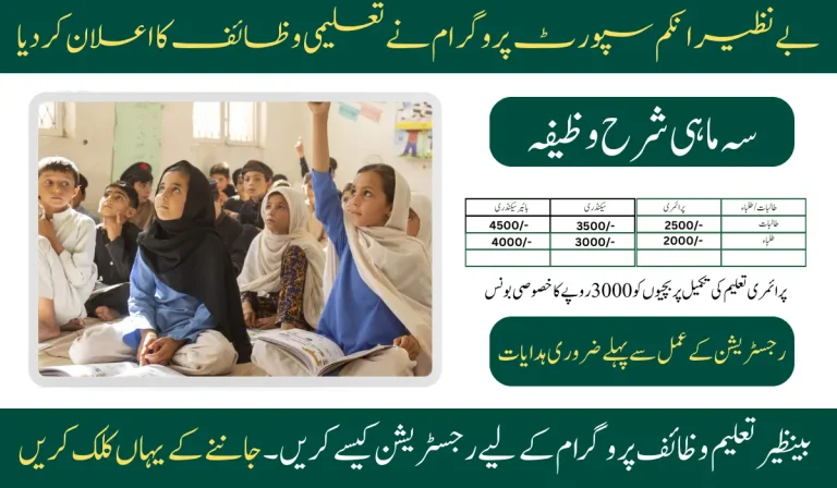 How to Register for the Benazir Taleemi Wazaif Program