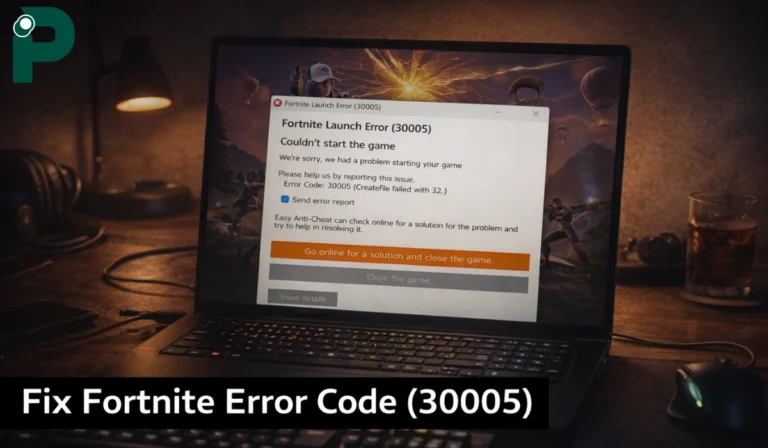 How to Fix Fortnite Error Code 30005